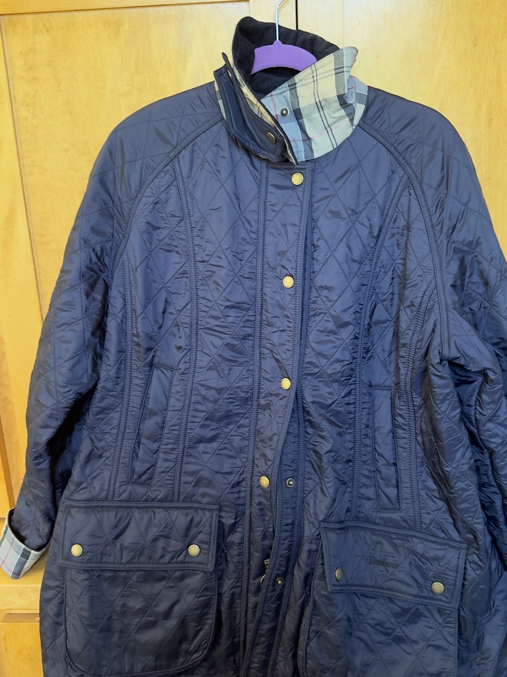 Barbour Beadnell Polarquilt Women's jacket in Navy